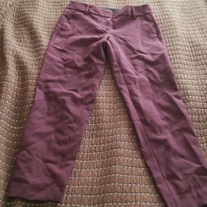 Eggplant Plum Ann Taylor Loft work pants